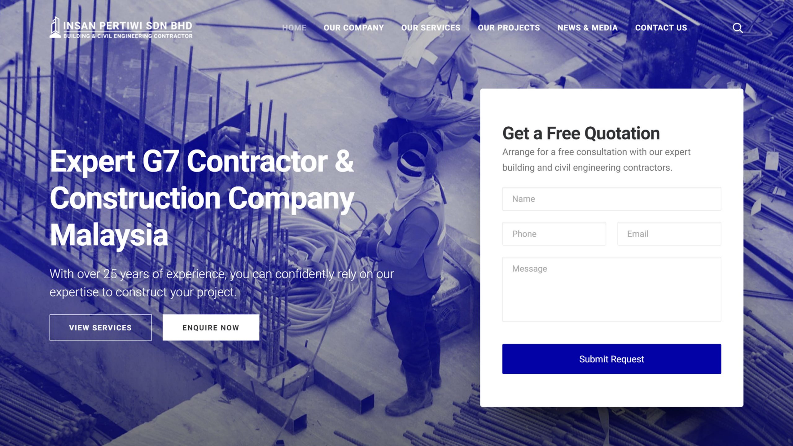 G7 contractor and construction company in malaysia.